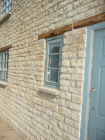 C.  Close up of Cotswold stone extension