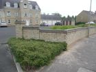 Rebuild of Bradstone walls inc. removal of old walls and re-build